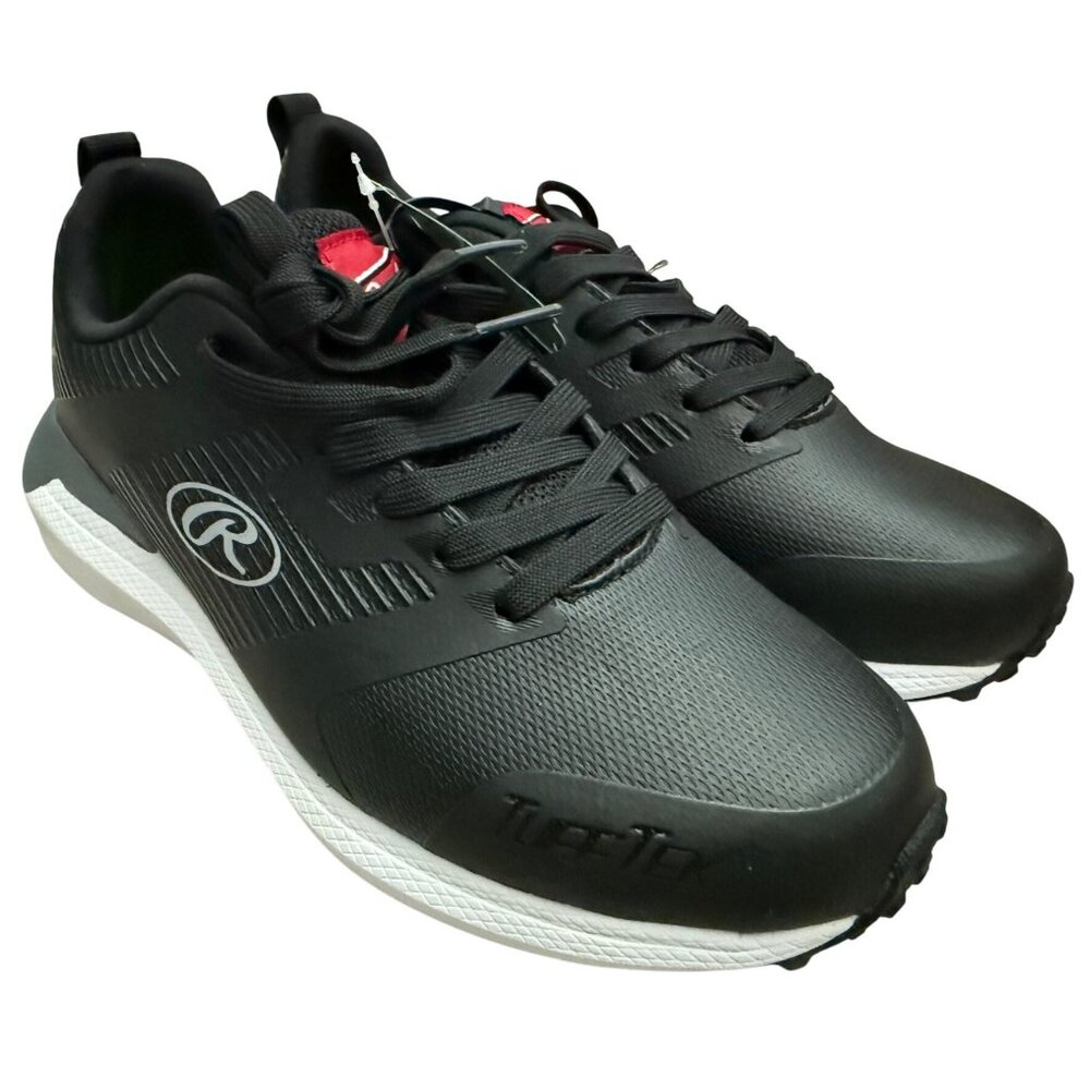 Rawlings Mens Black Coolflo Athletic Turf Shoes Size 7D Baseball Man Made NWOB